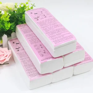 High Quality Non-woven Depilatory Paper Disposable Wax Strip Hair Removal Wax Paper 100pcs