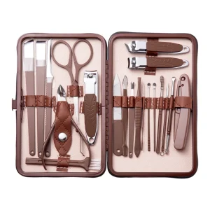 High Quality Personal Nail Care Tools Beauty Set Stainless Steel Nail Clipper Kit Multi Function Travel Manicure Set