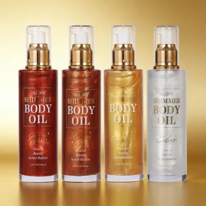 High Quality Shimmer Body Oil Long Lasting Radiance Hydrating Illuminating Highlighter for Face Body