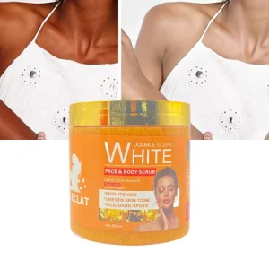 High Quality Skincare Brightening Body Scrub with Turmeric Extract & Glutathione Gentle Exfoliating Cleansing Body Scrub