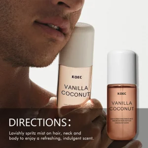 High Quality Vanilla Coconut Rose Lychee Butter Hair and Body Mist Fragrances Hair Perfume Spray Arabic Dubai for Men and Women
