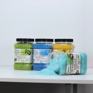 High quality and Popular Sea Salt Body and Foot Scrub SPA Bath Salt for Whitening Exfoliation Anti acne and Deep Skin Cleansing