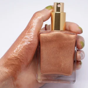 Highlighter Makeup Glitter Gold Body Shimmer Bronze Liquid Highlighter Body Glow Oil