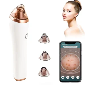 Home Use Electric Blackhead Remover Machine USB Rechargeable Whitehead Blackhead Removal with Camera App