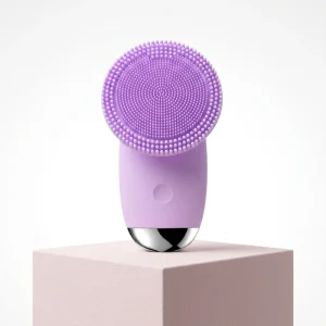 Home Use Electric Silicone Sonic Facial Cleansing Brush Deep Cleaning Pore Shrinking Waterproof IPX7 Exfoliators for Nose Face