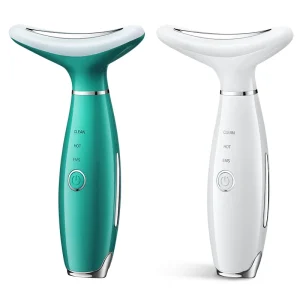 Hot & Cold Neck Face Beauty Massager Device Skin Tightening Lifting Woman Anti Wrinkle Frequency Vibration Face Toning Devices
