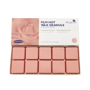 Hot Film Wax Block 500g Pink Rose Depilatory Wax Rosin Microcrystalline Face Whole Body Hair Removal Sensitive