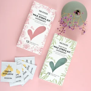 Hot Selling Body Hair Removal Rose Aloe Cold Wax Strip Kit New Arrival Gentle Formula Face Wax Strips for Women and Men