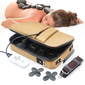 Hot Stone Massage Tool Hot Stone Heater Bag Fast Heating 20-70C Temperature Control for Body Relaxation