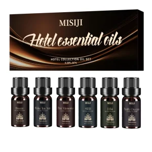 Hotel Fragrance Oil Set Cedar Grapefruit Tea Tree Lavender Essential Oils 100% Pure Eco-Friendly Fresh Scent for All Seasons Use