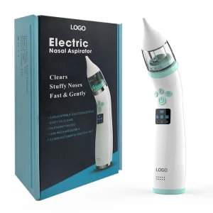 Household Baby Nasal Aspirator Nose Cleaners Food Grade Portable Electric Baby Suction Device