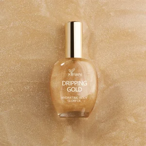 Hydrating Body Glow Oil with Vitamin E Jojoba Oil and Argan Oil for Radiant Shimmer Skin