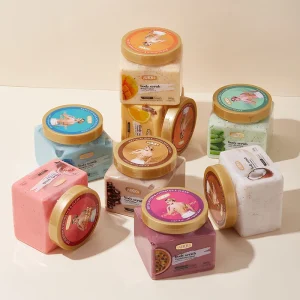 Hydrating Body Scrub Cream 500g Nourishes Deeply Luxury Rose Exfoliating Firming Skin Fresh Fragrance All Skin Types