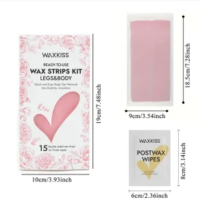 In Stock Body Face Depilatory Portable Wax Strips Disposable Wax Wipes for Hair Removal