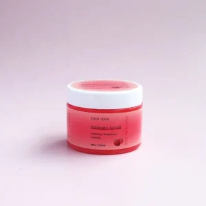 In Stock Salt Intimate Exfoliating Body Scrub for Women Feminine Strawberry Natural Scrub with Your Logo