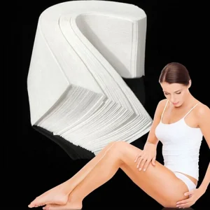 In Stock Spunlace Non woven Fabric Colored Hair Removal Wax Paper Disposable Strips for Beauty