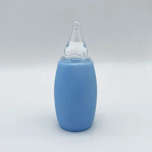 Infant Nasal Aspirator Pump Type Newborn Cold Nasal Discharge Baby Nose Cleaner Aspirator Silicone Eco friendly Durable