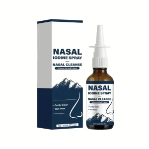 Iodine Nasal Spray for Body Gentle Cleaning with Mild Ingredients Nasal Cleanser Gentle Cleaning Care Nasal Cleansing Spray