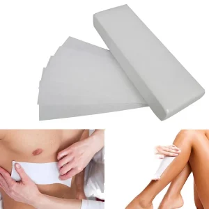 JIAXIN Cold Wax Strips 100% Polyester Painless Hair Removal Depilatory for Face Body Leg Underarm Bikini