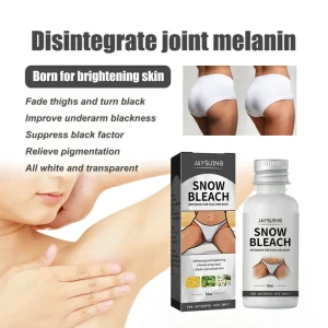 Jaysuing 30ml Snow Bleach Cream Private Part Underarm Whitening Lotion Skin Dark Spot Body Bikini Area Cream