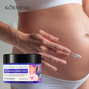 KORMESIC Private Label Custom Logo 120g Reduce Stretch Marks Natural Organic Herbal Pregnant Belly Cream