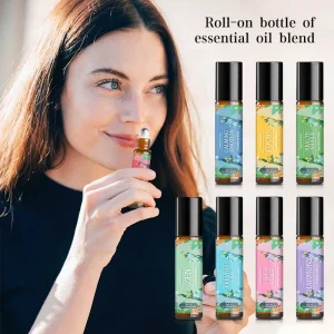 Kanho Factory Aromatherapy Roll on Blended Essential Oils 100% Pure Blend Oil Aromatherapy Beauty Spa 10ml
