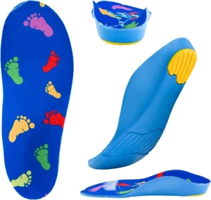 Kids Arch Support Orthotics Over-Pronation Plantar Fasciitis Flat Feet Shoe Insoles Thermoplastic Polyurethane Foam Inserts