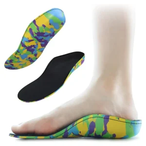 Kids Orthotic Cushioning Arch Support Shoe Insoles Children EVA Foam Inserts for Flat Feet Plantar Fasciitis