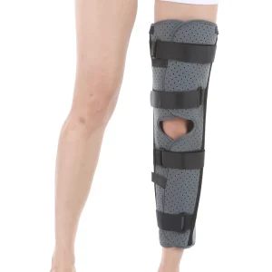 Knee Brace Immobilizer Adjustable Leg Support Medical Sports Rehabilitation Device