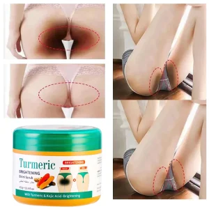 Kojic Acid Turmeric Bikini Body Scrub Remove Dark Spots Bikini Area Private Parts Brightening Whitening Yoni ScrubExfoliator400g