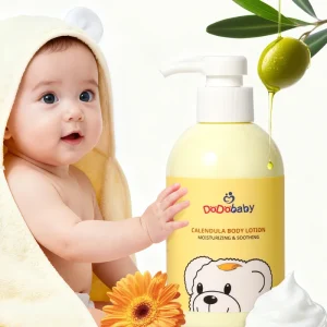 Korean Natural Vegan Organic Kids Skin Care Shea Butter Calendula Brightening Sensitive Moisture Baby Body Lotion