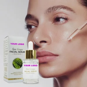 Korean Sea Grape Face Serum Organic Vegan Green Tea Hyaluronic Acid Paraben Free Moisturizing Anti Aging Hydrating Clarifying
