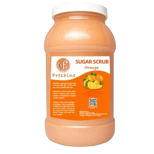 Korean Skin Care Alpha Arbutin Body Scrub Organic Orange Shea Butter Body Moisturizer Pedicure Sugar Scrub for Spa Salon