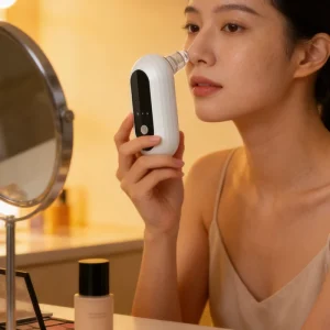 Korean Skin Care Vacuum Pore Cleaner Facial Waterproof Portable 3 Levels Electric Blackhead Extractor Nose