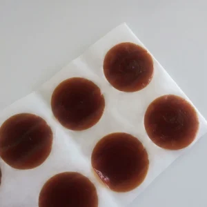 Kosher Approved Healthy Thin Sized Circles Peel Eat Natural Fruit Leather Snacks Liners Strip Wax Parchment Paper