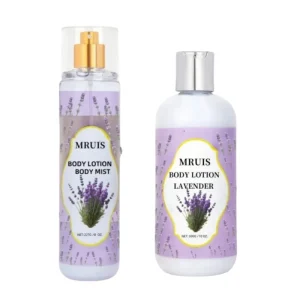 Ladies Body Care Set Deeply Moisturizing Fragrant Body Lotion Delicate Fragrance Spray Enriched with Shea Butter & Vitamin E