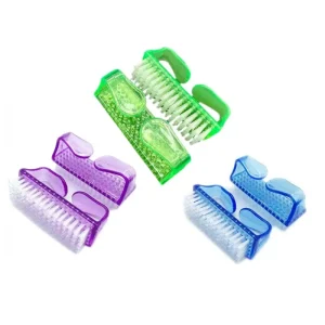 Large Bristle Nail Cleaning Brush for Acrylic UV Gel Nails Art Manicure Powder Remover and Nail Care Accessory