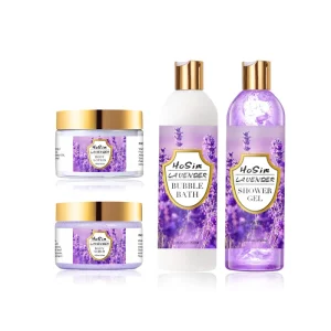 Lavender All Natural Bath and Body Luxury Spa Gift Set Sweet Home Body Care Contains Body Lotion Bubble Bath