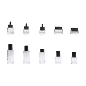 Leak Proof Glass Perfume Spray Bottles with Roll On Sealing Screen Printing 15ml 150ml Sizes Clear Transparent 100pcs MOQ