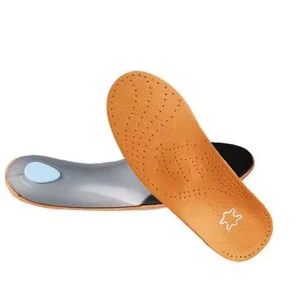 Leather Orthotic Insole for Flat Feet Arch Support Orthopedic Shoes Insoles for Flat Feet Men Women Children O X Leg Corrected
