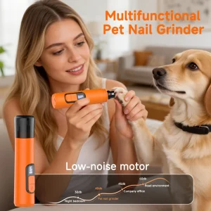 Led Light Pet Nail Grinder & Trimmers Kit for Large Medium Small Dogs Led Light for Beauty & Personal Care
