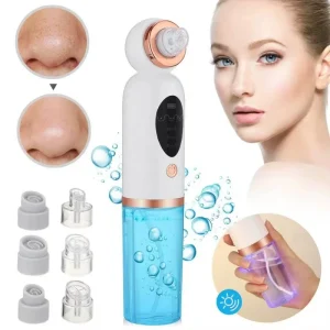 Logo Custom Gentle Vacuum Water Bubble Blackhead Remover Pore Cleaner Plastic Home Use Small Facial Hydra Machine