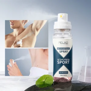 Long Lasting Fresh Clean Deodorant Sweat Control Quick Dry Non Sticky Gentle Formula Daily Body Care 88ml Antiperspirant Spray