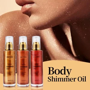 Long lasting Shine Face and Body Contour Luminous Music Festival Makeup Body Highlight Shimmer Oil Halloween