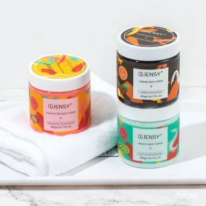 Low MOQ Custom Logo Vegan Shea Butter Private Label Natural Whitening Pink Body Scrub