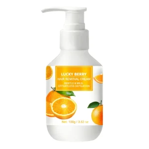 Lucky Berry Facial Hair Removal Cream for Women Painless Gentle Hair Removal Cream for Chin Upper Lip Cheeks Sensitive Skin