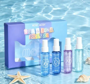 Luxurious 40ml 4 Piece Body Mist Set with Floral Woody Scent Long Lasting Women’s Perfume Spray for Daily Use