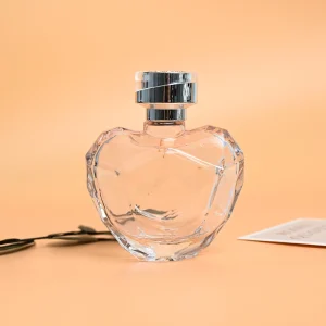 Luxurious New Design Heart Custom Perfume Spray Bottle 100ml Empty Perfume Bottle