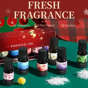 Luxury 6 10pcs Organic Essential Oil Set Pure Natural Aromatherapy Diffuser Supply Gift Kit Essential Oil
