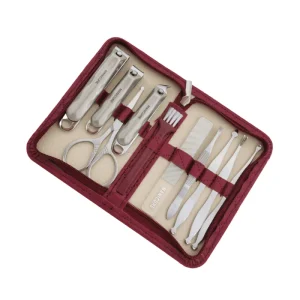 Luxury 9 Piece Nail Clippers Manicure Set High Quality Stainless Steel Beauty Tools for Infants Box Packed Personal Nail Care
